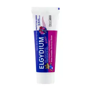 Elgydium Dentifrice Kids 2/6 Ans Grenadine Protection Caries Tube 50ml à SCHOELCHER