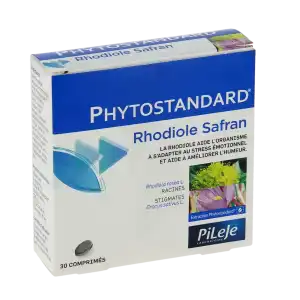 Pileje Phytostandard - Rhodiole / Safran  30 Comprimés à Tarbes