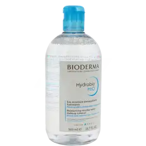 Acheter Bioderma Hydrabio H2O eau micellaire visage et yeux nettoyante hydratante 500ml à Angers