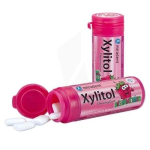 Miradent Xylitol Chew Gum Sans Sucre Fraise Kids