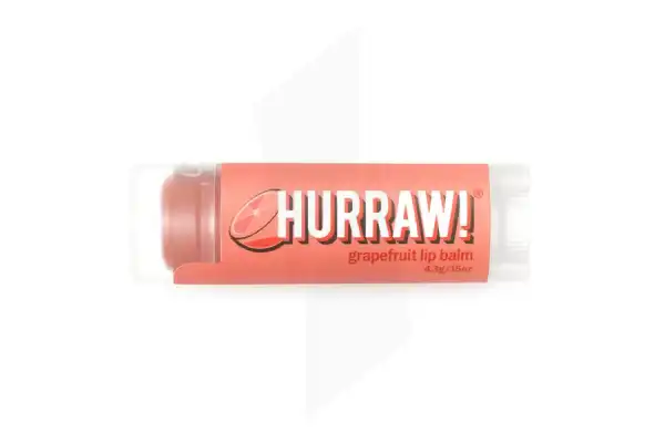 Hurraw! Baume à Lèvres Pamplemousse Stick/4,3g