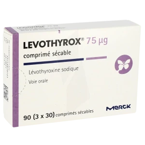 Levothyrox 75 Microgrammes, Comprimé Sécable