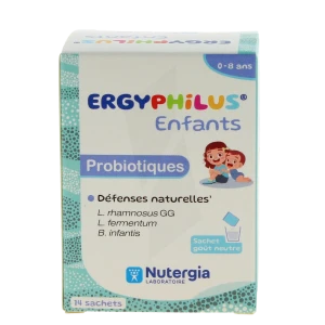 Nutergia Ergyphilus Enfants Défenses Naturelles Des Enfants Poudre 14 Sachets De 2 G