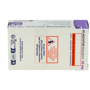 Olanzapine Biogaran 10 Mg, Comprimé Enrobé