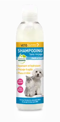 Vetoform shampoing sans rincage chat et chien 200 ml