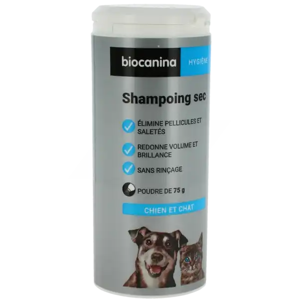 Biocanina Shampooing Sec Poudreuse/75g