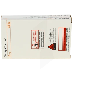 Diazepam Arrow 10 Mg, Comprimé Sécable