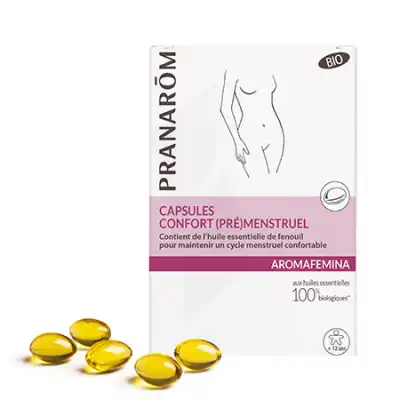 Pranarôm Aromafemina Caps Confort Prémenstruel Bio B/30 à Seysses