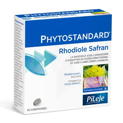 Pileje Phytostandard - Rhodiole / Safran  30 Comprimés à Lesparre-Médoc