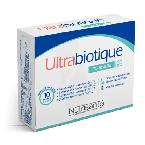 Nutrisanté Ultrabiotique Equilibre 30 Jours Gélules B/30