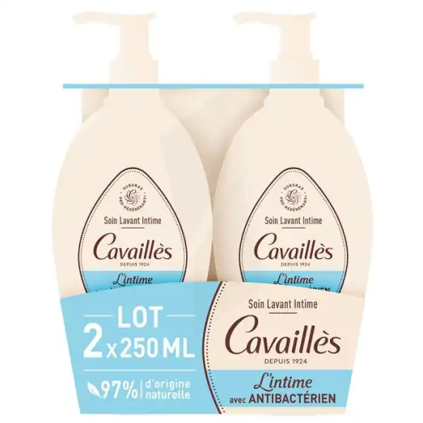 Rogé Cavaillès Soin Lavant Intime Avec Antibactérien Gel 2fl/250ml