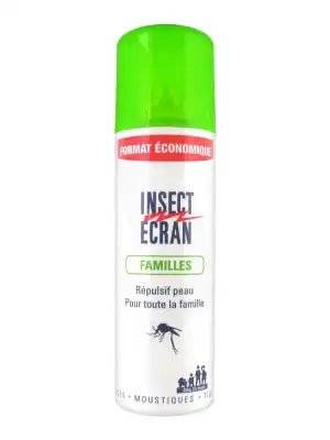INSECT ECRAN FAMILLE Lot répulsif peau Spray/200ml