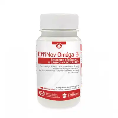 Effinov Nutrition Effinov Omega 3 Caps B/60 à LE LAVANDOU