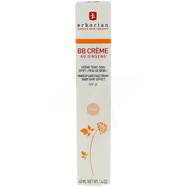 Erborian Bb Crème Au Ginseng Clair T/40ml