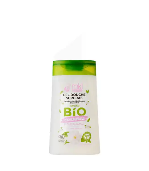 Mkl Gel Douche Bio Fleur Blanche 200ml