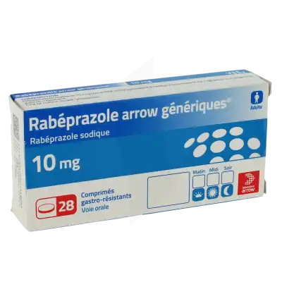 Rabeprazole Arrow Generiques 10 Mg, Comprimé Gastro-résistant à Le Plessis-Bouchard