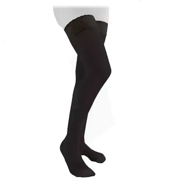 Veinax Microtrans Classe 2 Bas Auto-fixant Noir Taille 3 Normal Cuisse -