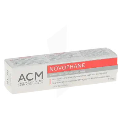 Acm Novophane Crème Nourissante Ongles T/15ml à Saint-Maximin