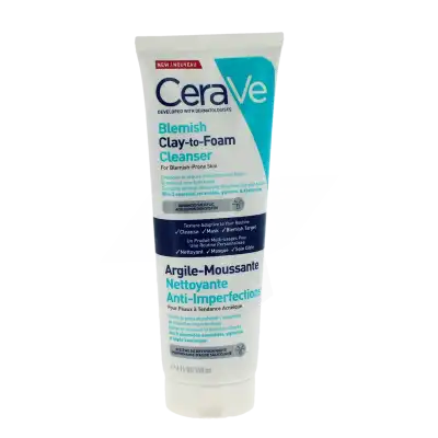 Cerave Argile-moussante Nettoyante Anti-imperfections Tube De 118 Ml à TOURS
