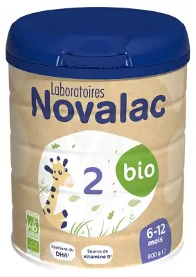 Novalac 2 Bio Lait Pdre B/800g à CHENÔVE