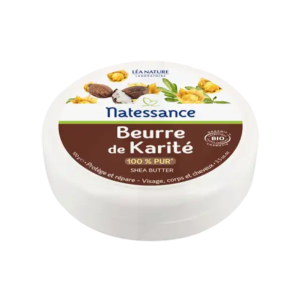 Natessance Karité Bio Beurre De Karité Bio Et équitable 100g