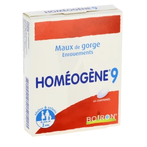 Homeogene 9, Comprimé