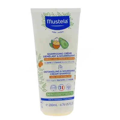 Mustela Bébé Shampooing Crème Nourrissant & Démêlant 200 Ml à Saint-Avold