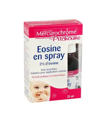 Mercurochrome Ptichoune Eosine En Spray 20ml à LA-RIVIERE-DE-CORPS