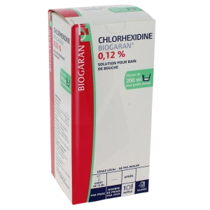 Chlorhexidine Biogaran 0,12 %, Solution Pour Bain De Bouche