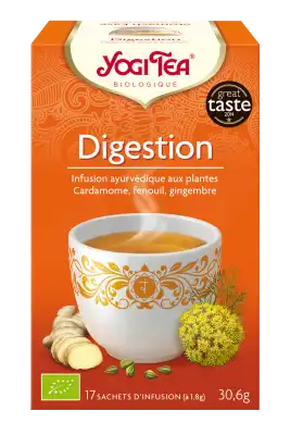 Yogi Tea Tisane Ayurvédique Digestion Bio 17 Sachets/1,8g à PINS-JUSTARET