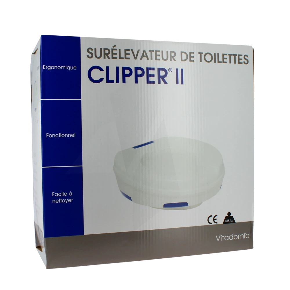 Vitadomia Clipper Ii Rehausse-wc Avec Couvercle