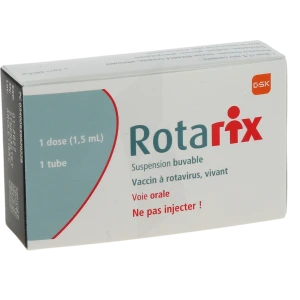 Rotarix, Suspension Buvable En Tube Souple. Vaccin à Rotavirus, Vivant