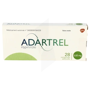 Adartrel 0,50 Mg, Comprimé Pelliculé