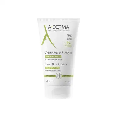 Aderma Crème Mains Et Ongles Hydratante Bio T/50ml à MONTEUX