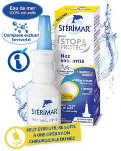 Stérimar Stop & Protect Solution Nasale Nez Sec Irrité 20ml