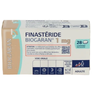 Finasteride Biogaran 1 Mg, Comprimé Pelliculé