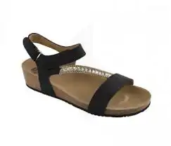 Scholl sandales à talons brillant Noir taille 40