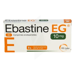 Ebastine Eg 10 Mg, Comprimé Orodispersible