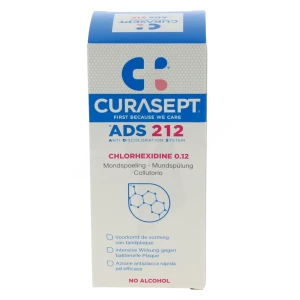 Curasept Ads 212 Mouthwash S Bain Bouche Fl/200ml