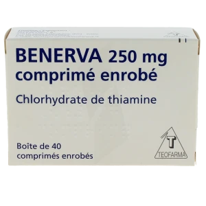 Benerva 250 Mg, Comprimé Enrobé