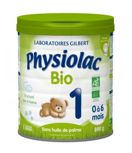 Physiolac Lait Bio 1er Age