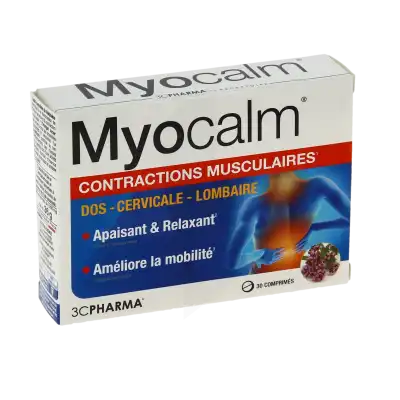 Myocalm Comprimés Contractions Musculaires B/30 à SOUILLAC
