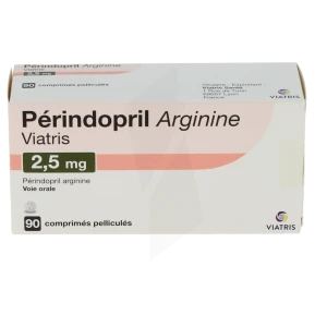 Perindopril Arginine Viatris 2,5 Mg, Comprimé Pelliculé