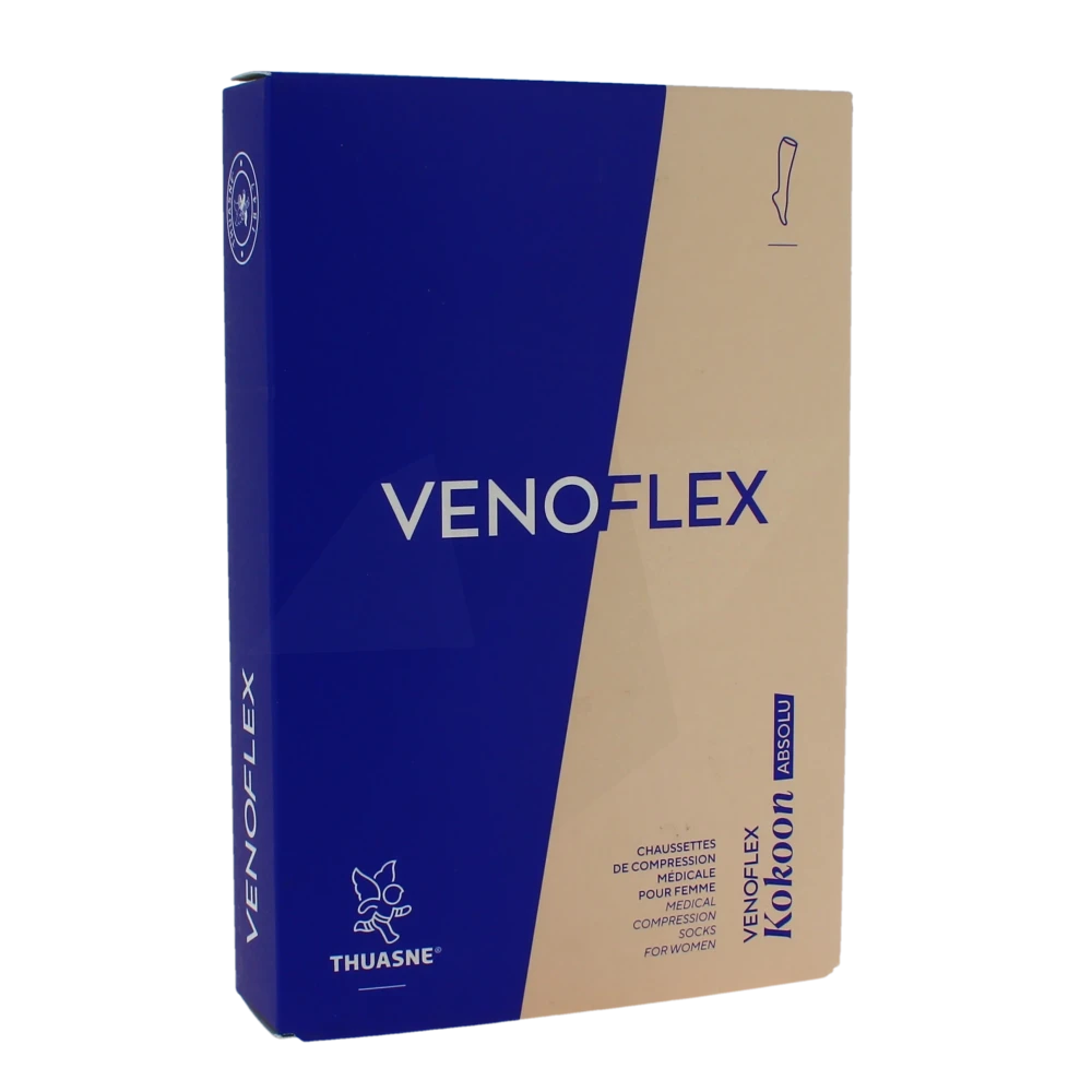 Venoflex Kokoon Absolu 2 Chaussette Femme Noir Taille 2l