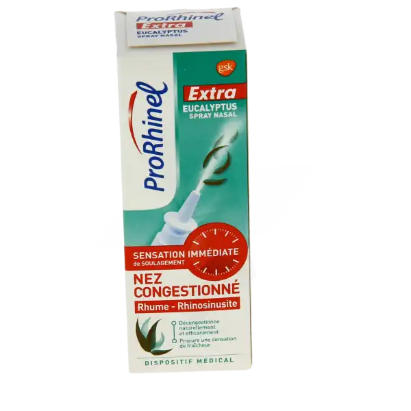 Prorhinel Extra Eucalyptus Spray Nasal Décongestionnant 20ml