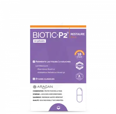 Aragan Biotic P2 Restaure Gélules B/10 à Pessac