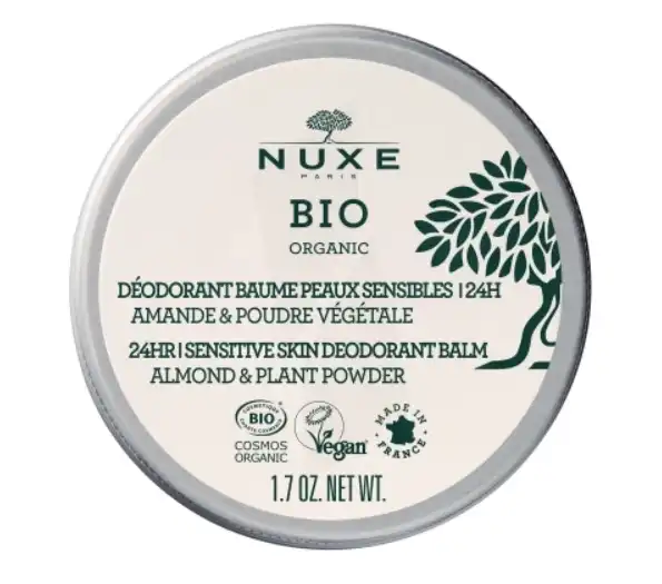 Nuxe Bio Déodorant Baume Fraîcheur 24h Peaux Sensibles Pot/50g