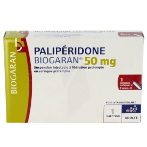 Paliperidone Biogaran 50 Mg, Suspension Injectable à Libération Prolongée En Seringue Préremplie