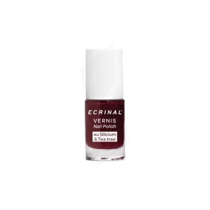 Ecrinal Ongles V Ongles Silicium Tea Tree Rouge Cerise Fl/5ml