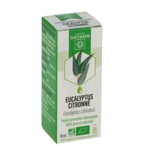 Dayang Huile Essentielle Eucalyptus Citronné Bio 10ml